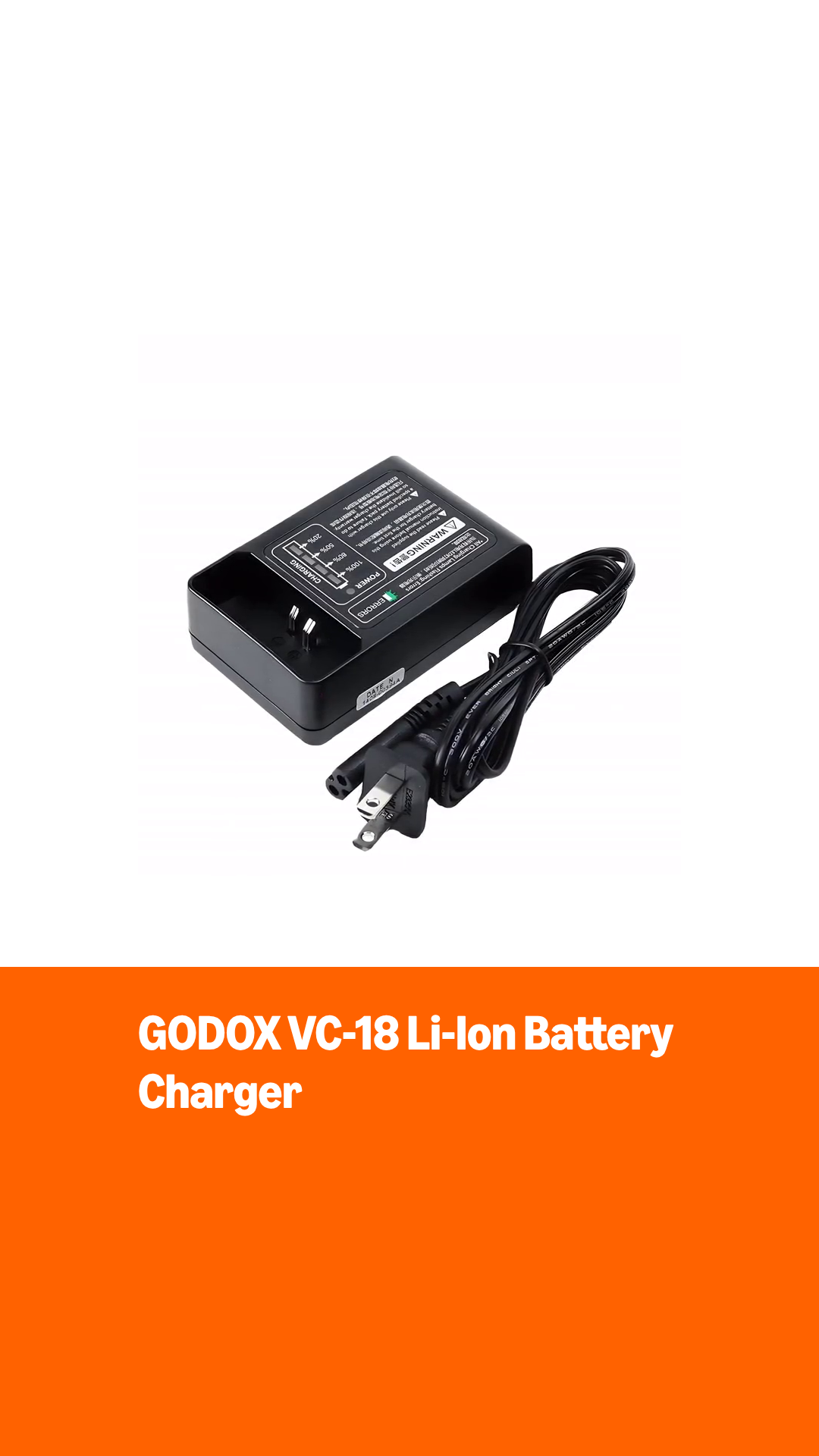 Amazon.com: Godox VC-18 VB18 Battery Charger for Godox Ving V860II